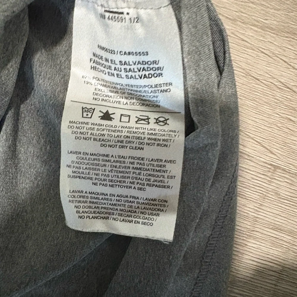 Nike Women's Charcoal V-Neck Tee